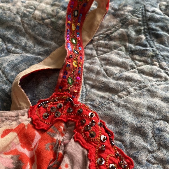 Free People bohemian mini dress - Picture 3 of 11